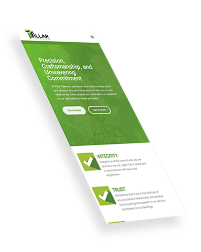 telecom website designer calgary