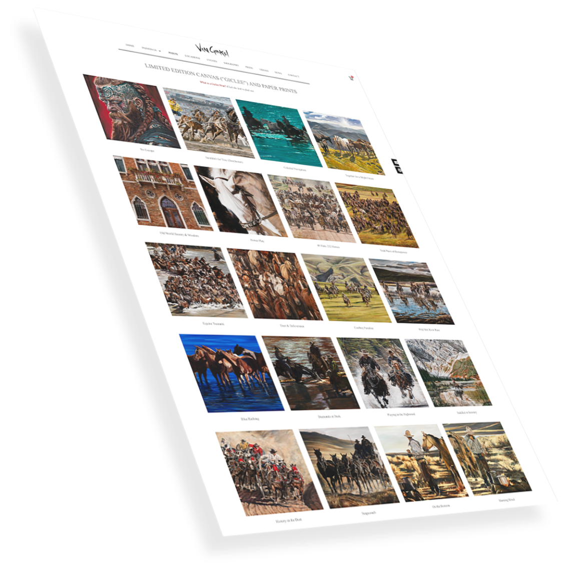 art web site builders