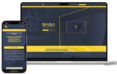 oil and gas website development