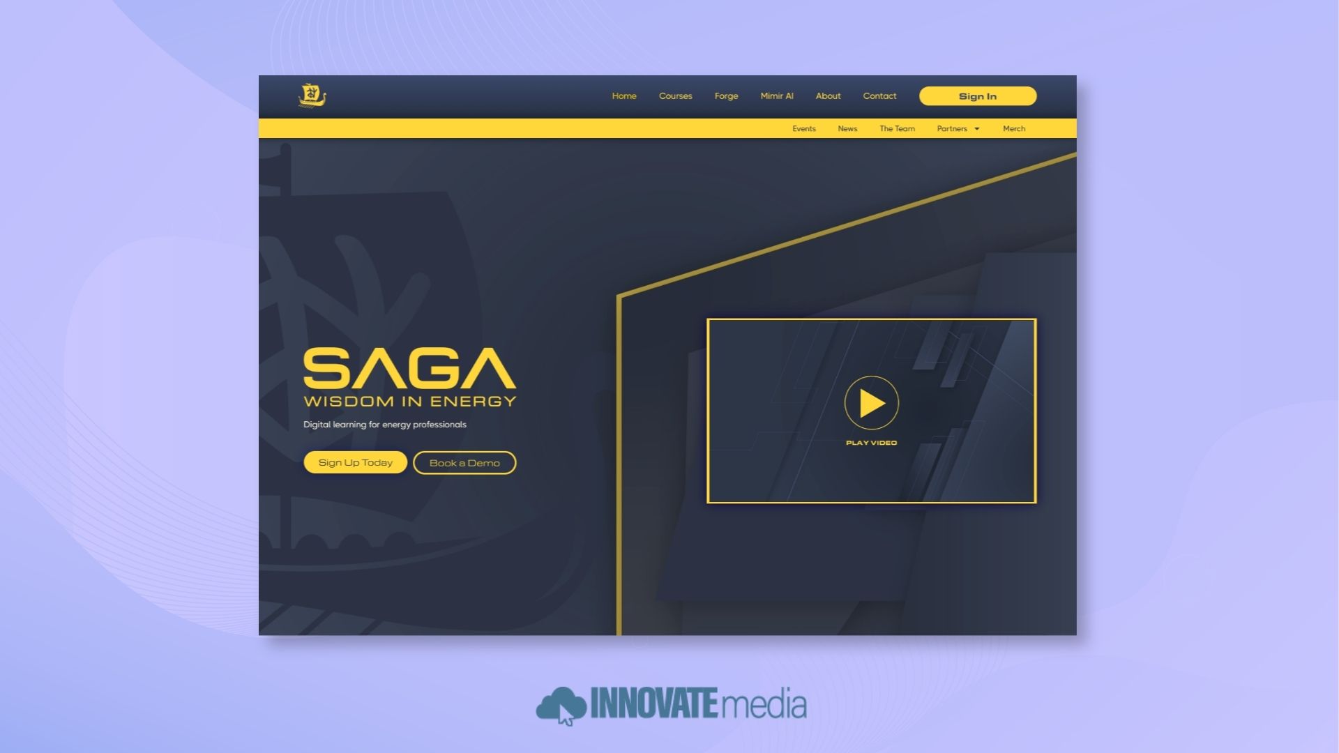 oil company website design