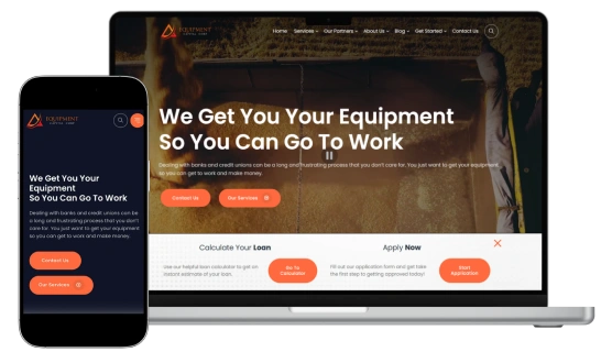 leasing business website design